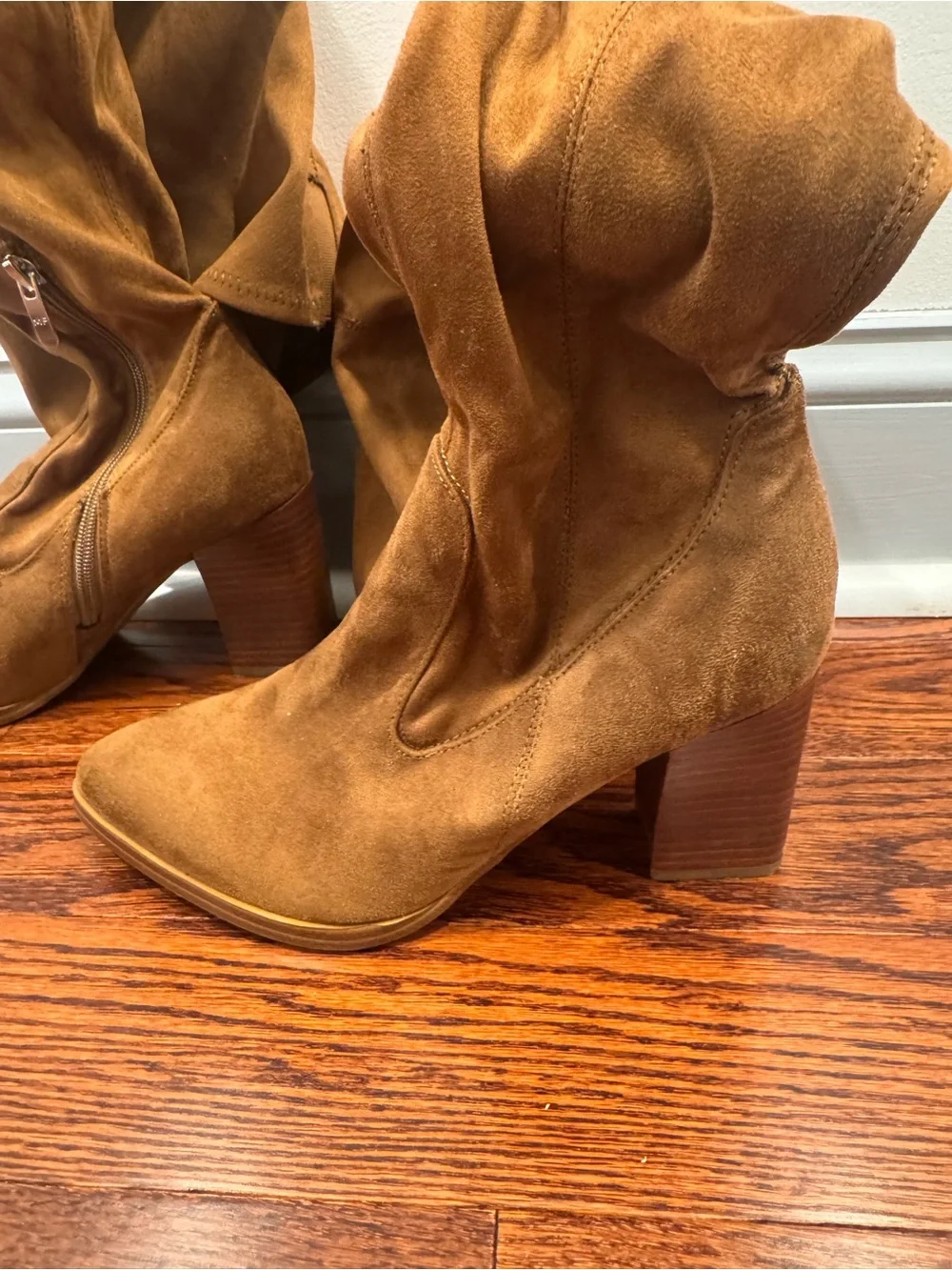 Marc Fisher Over-the-Knee Suede Boots in Brown